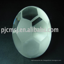 Fabrikfertigung verschiedene Kristallglasfußball-Preistrophäe